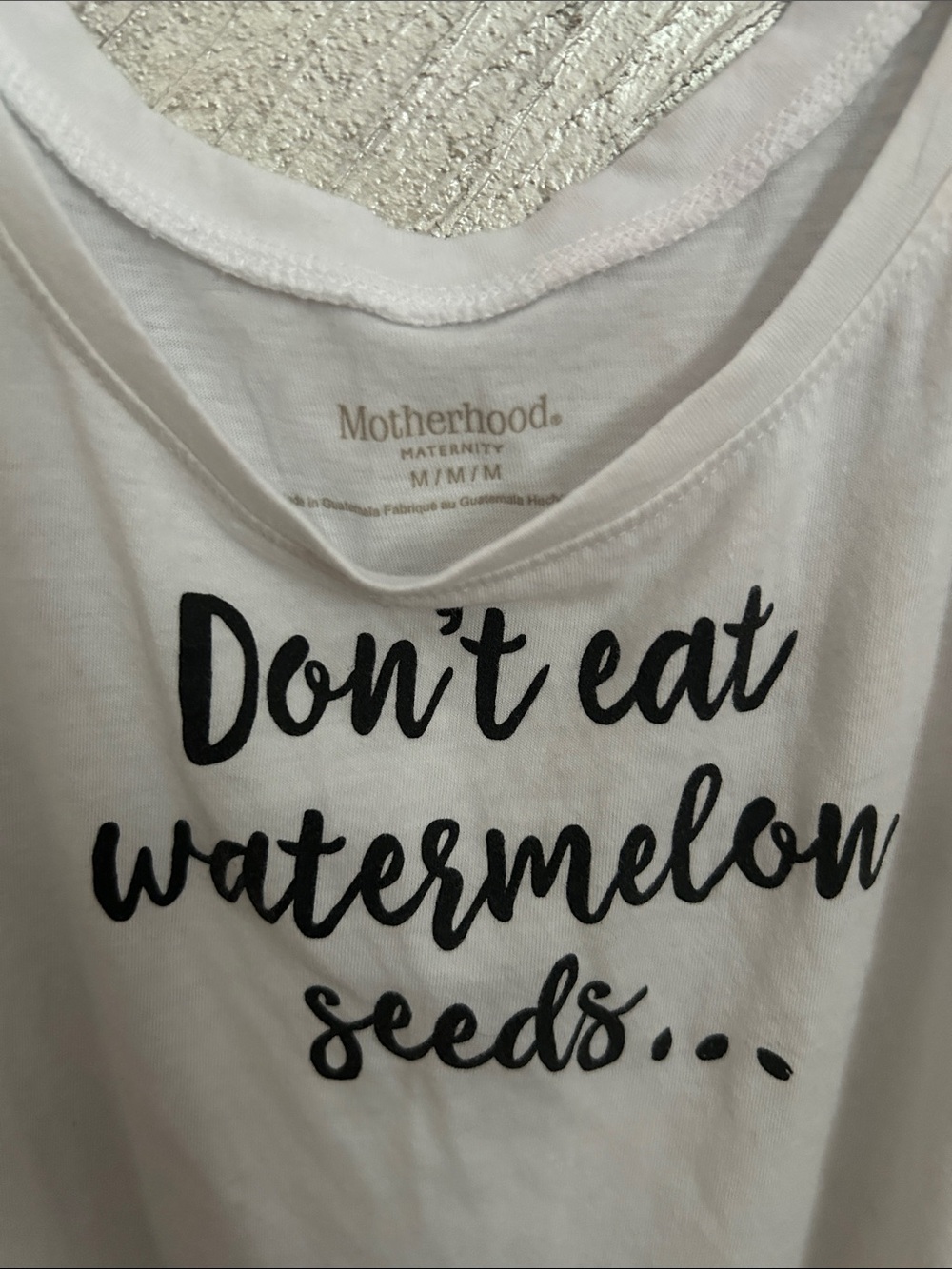 Motherhood Maternity White Tank - Picture 2 of 3